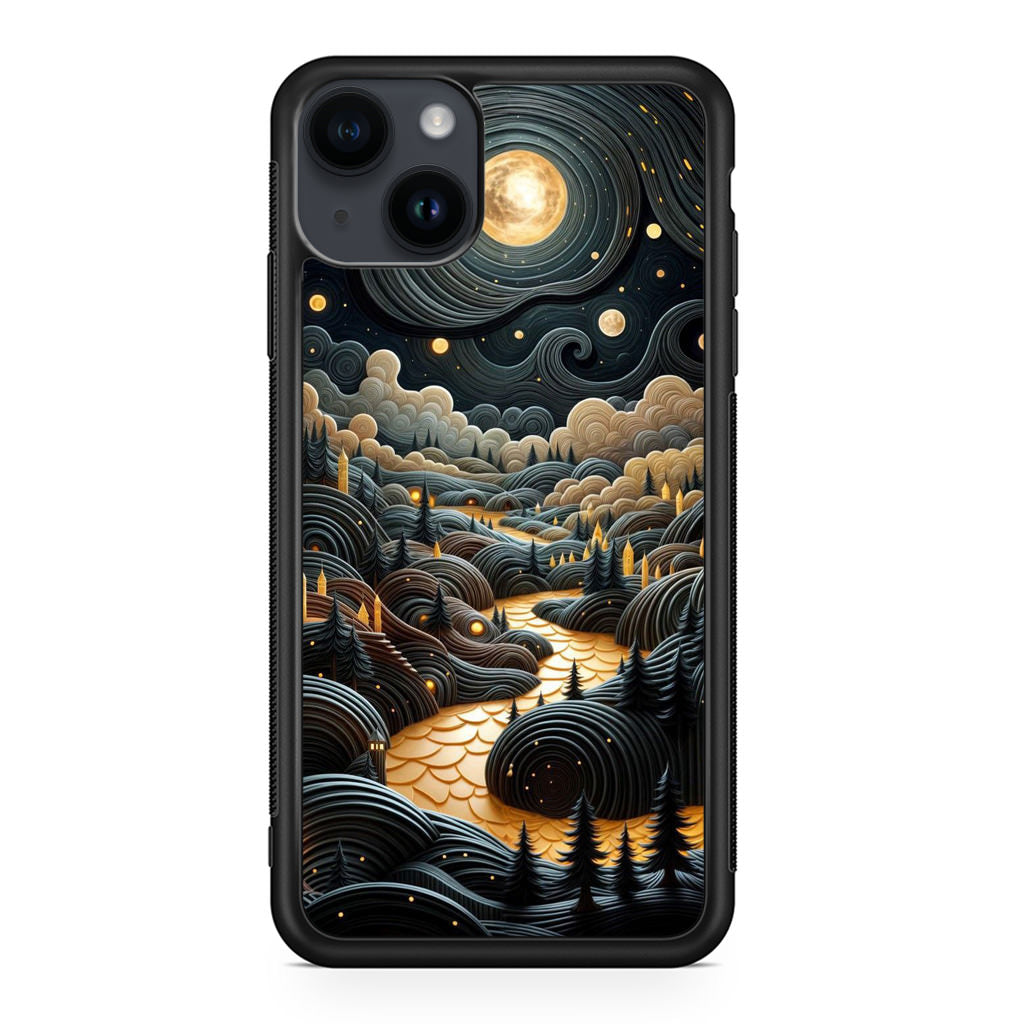 Whispers of the Lunar Valley iPhone 14 / 14 Plus Case