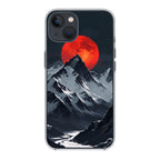 Crimson Eclipse The Mountain iPhone 14 / 14 Plus Case