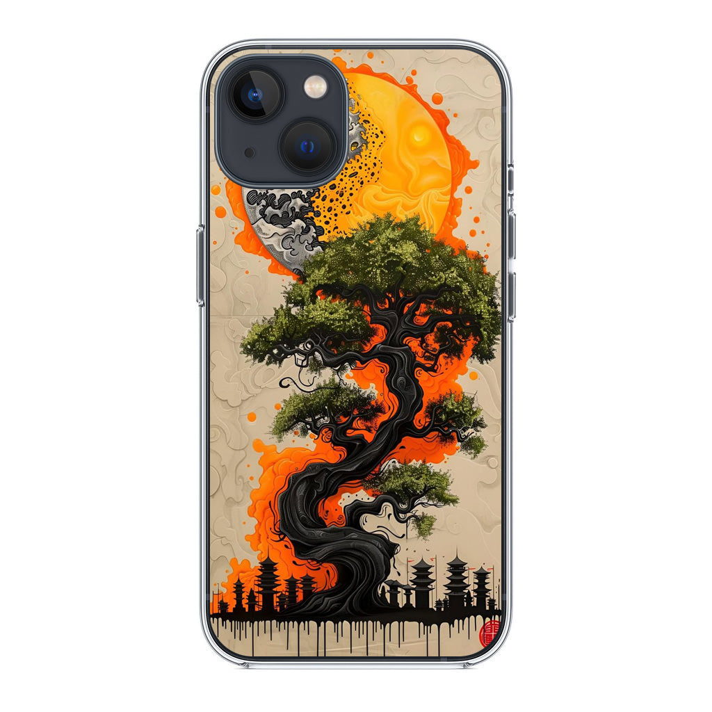 Eclipse of the Eternal Bonsai iPhone 14 / 14 Plus Case