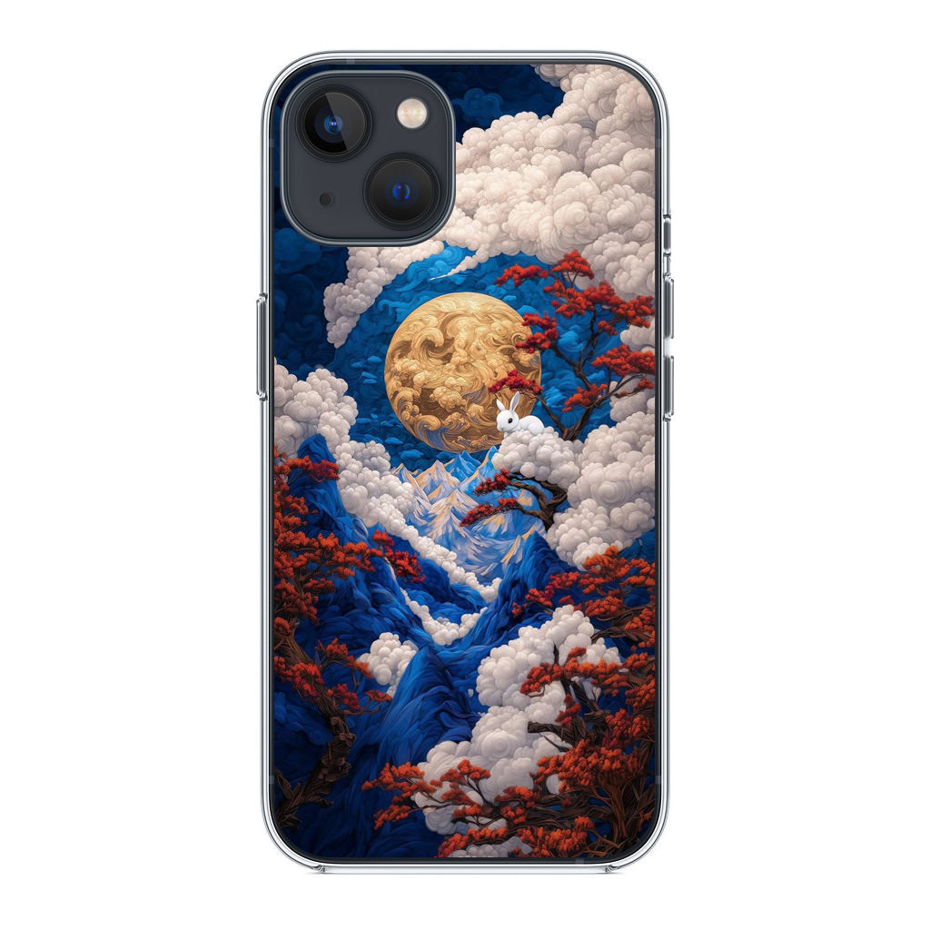 Moonlight Whispers Celestial Peaks iPhone 14 / 14 Plus Case