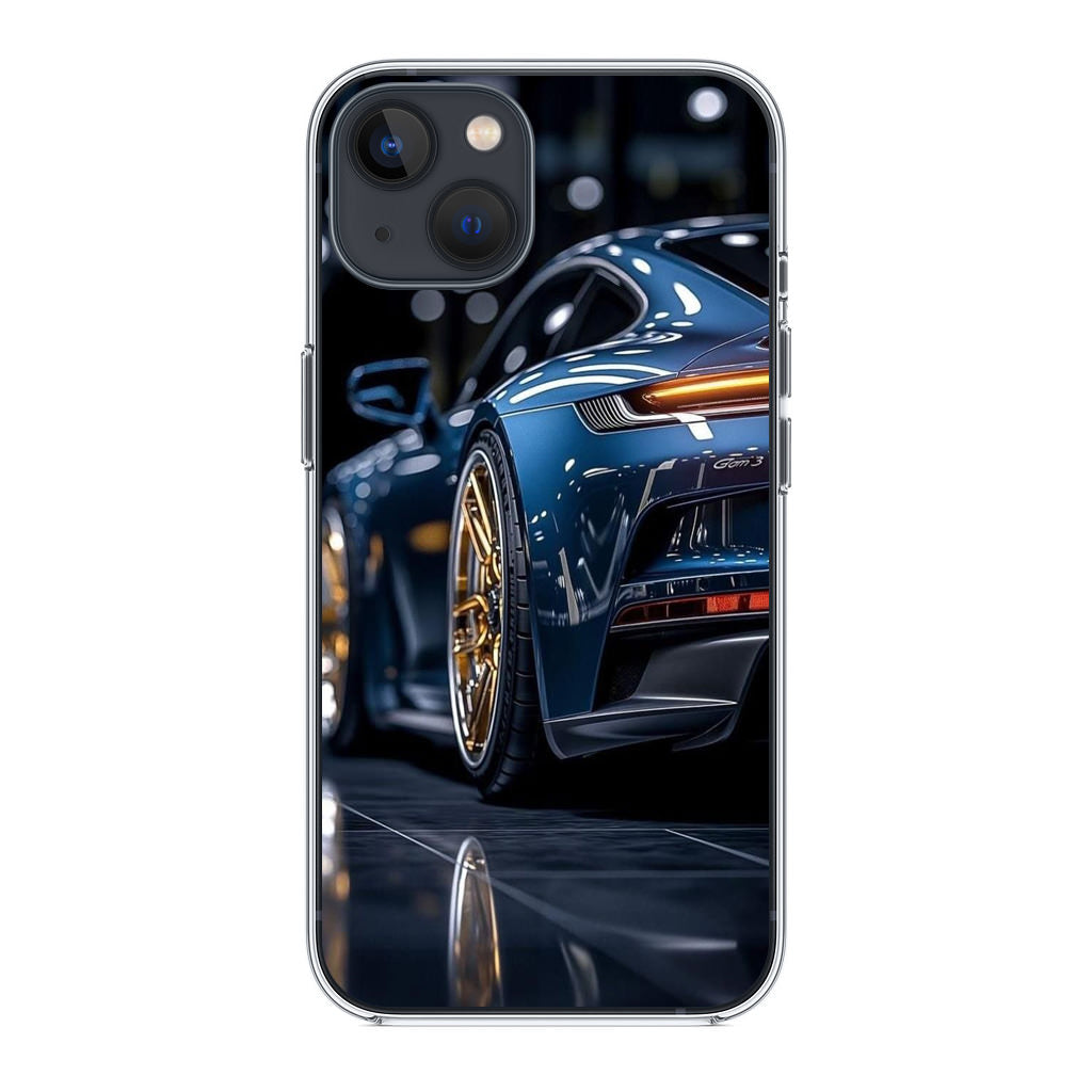 Velvet Thunder Elegance on Wheels iPhone 14 / 14 Plus Case