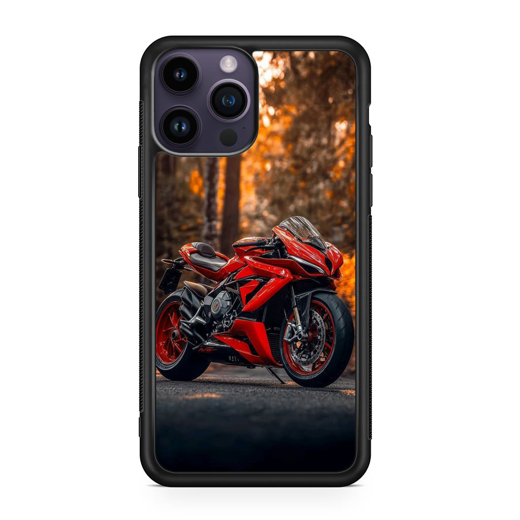 Crimson Velocity in Autumn Flame iPhone 14 Pro / 14 Pro Max Case