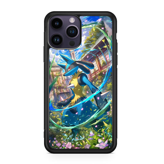 Lucario Precognitive Aura iPhone 14 Pro / 14 Pro Max Case