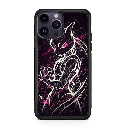 Mewtwo Cosmic Energy iPhone 14 Pro / 14 Pro Max Case