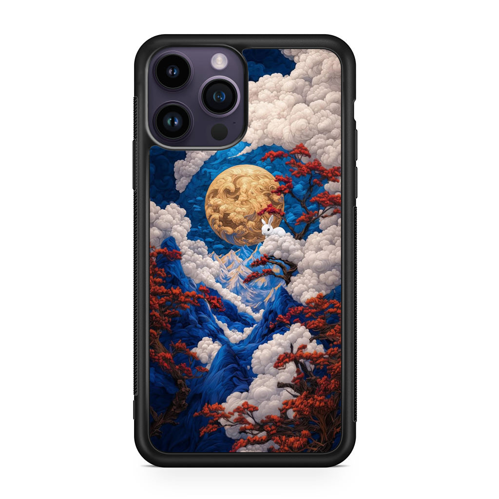 Moonlight Whispers Celestial Peaks iPhone 14 Pro / 14 Pro Max Case