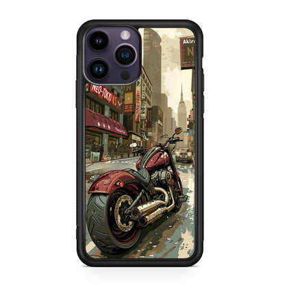 Motorcycle In Tokyo Streets iPhone 14 Pro / 14 Pro Max Case