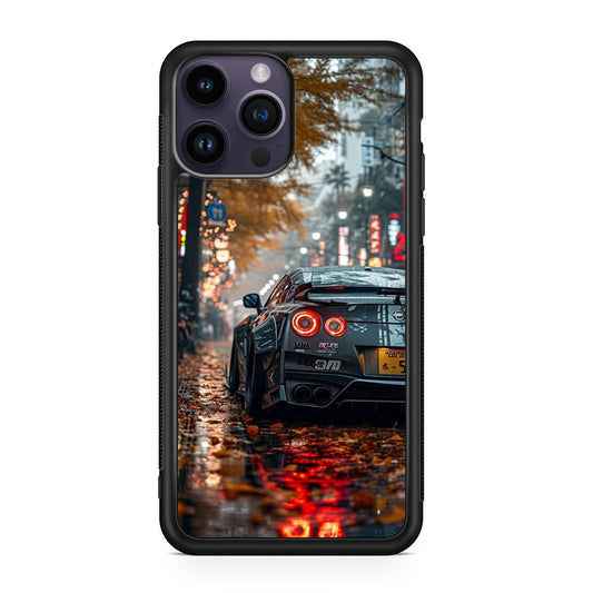 Neon Drift Autumn Streets iPhone 14 Pro / 14 Pro Max Case