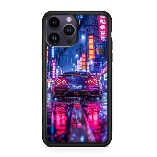 Neon Midnight Drift Tokyo Rain iPhone 14 Pro / 14 Pro Max Case