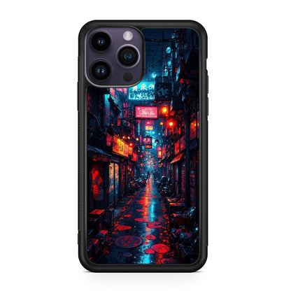 Neon Veins Of The Cyber City iPhone 14 Pro / 14 Pro Max Case