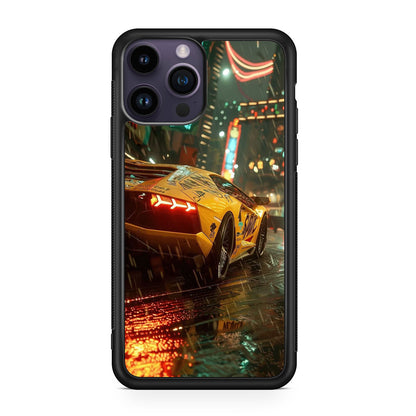 Night Drift Thunder Neon Streets iPhone 14 Pro / 14 Pro Max Case