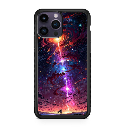 Stargazer at the Axis of Creation iPhone 14 Pro / 14 Pro Max Case
