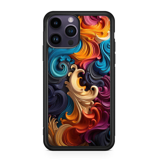 The Dance of Abstract Waves iPhone 14 Pro / 14 Pro Max Case