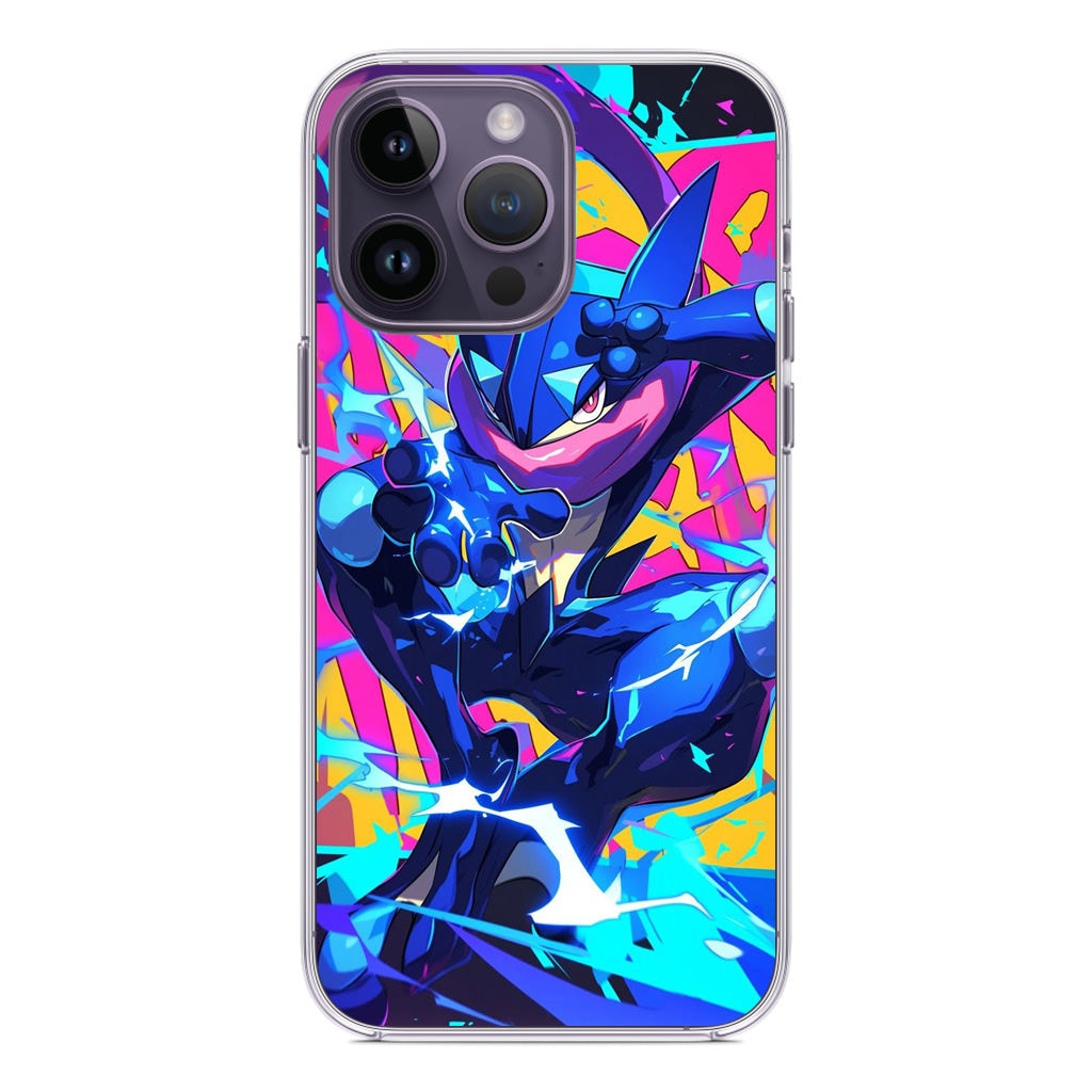 Greninja Aqua Blast iPhone 14 Pro / 14 Pro Max Case