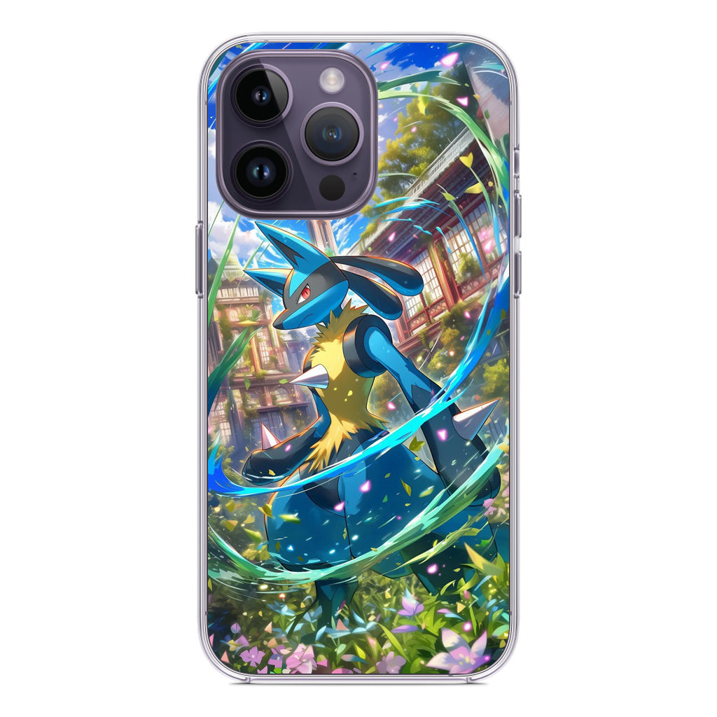 Lucario Precognitive Aura iPhone 14 Pro / 14 Pro Max Case