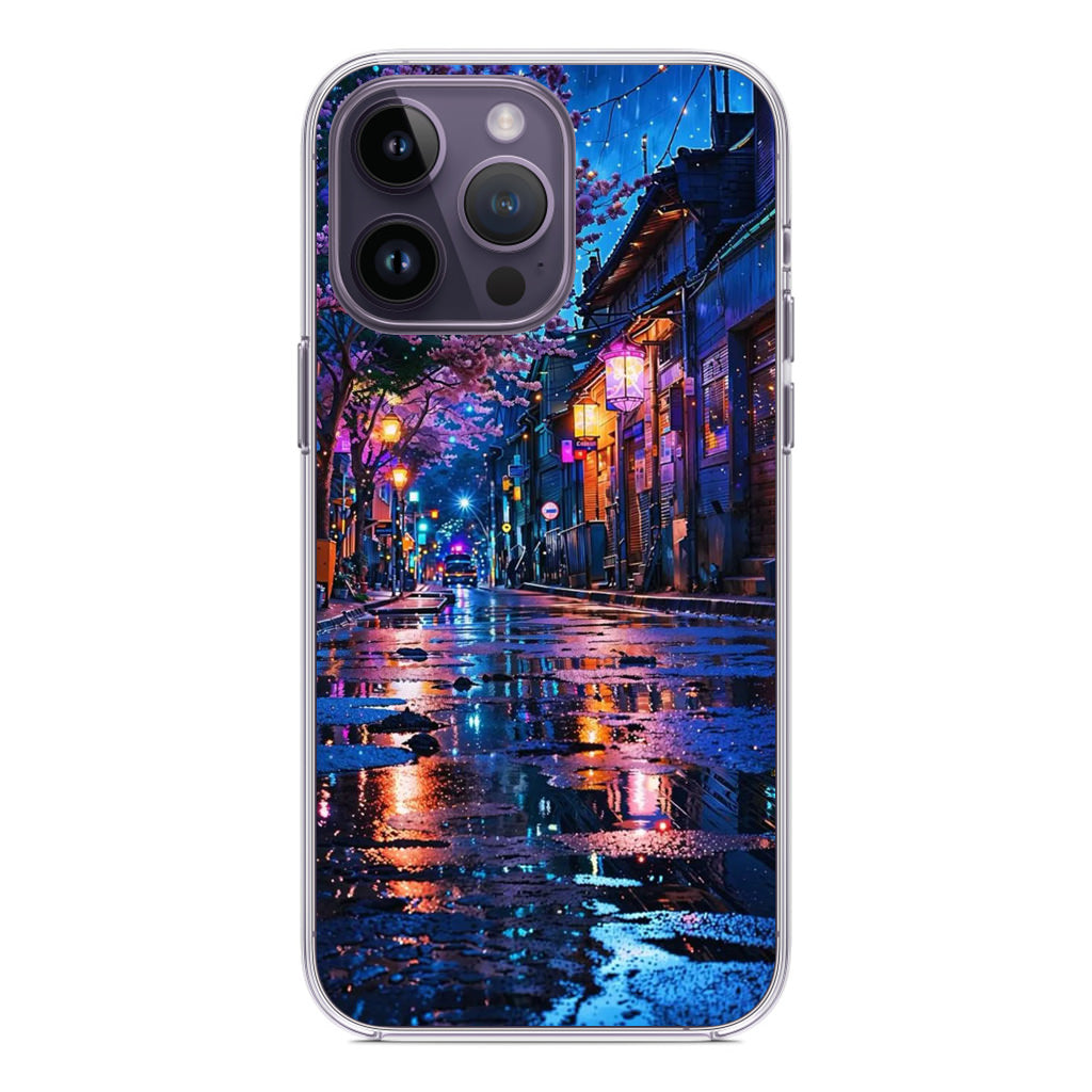 Midnight Sakura Glow iPhone 14 Pro / 14 Pro Max Case