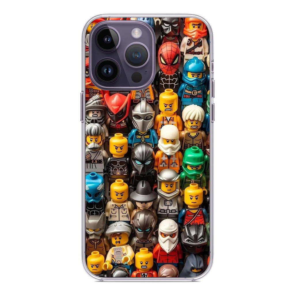 Mini Figures Heroes Assemble iPhone 14 Pro / 14 Pro Max Case