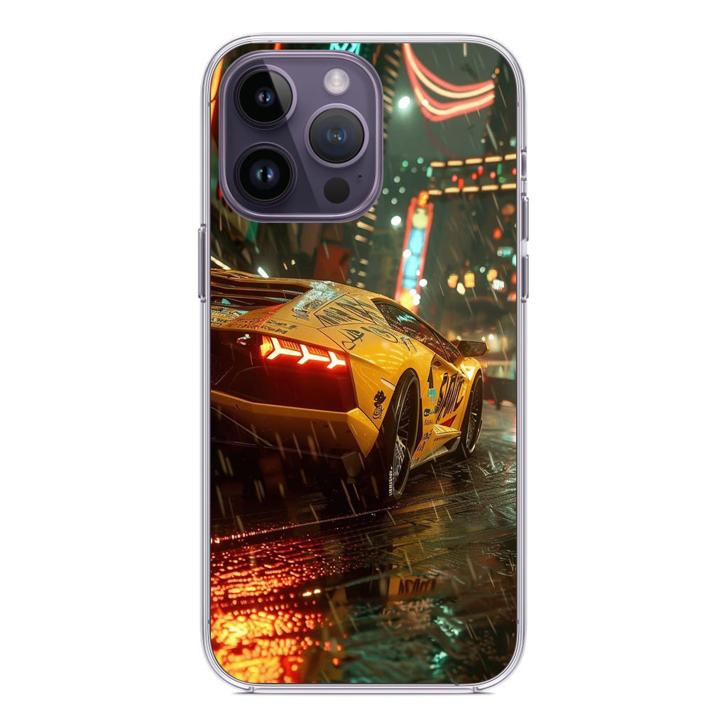 Night Drift Thunder Neon Streets iPhone 14 Pro / 14 Pro Max Case