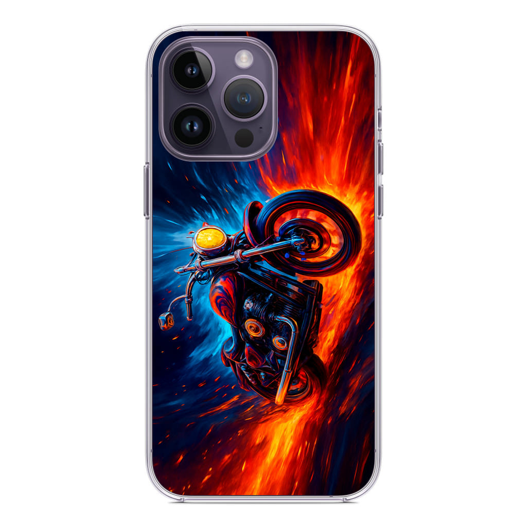 Ride Through Fire and Ice iPhone 14 Pro / 14 Pro Max Case