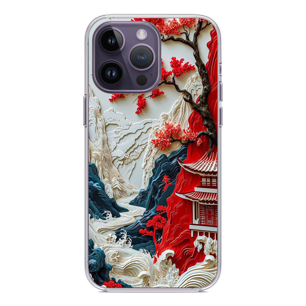 Whispers of the Crimson Zen iPhone 14 Pro / 14 Pro Max Case