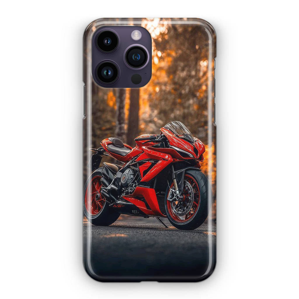 Crimson Velocity in Autumn Flame iPhone 14 Pro / 14 Pro Max Case
