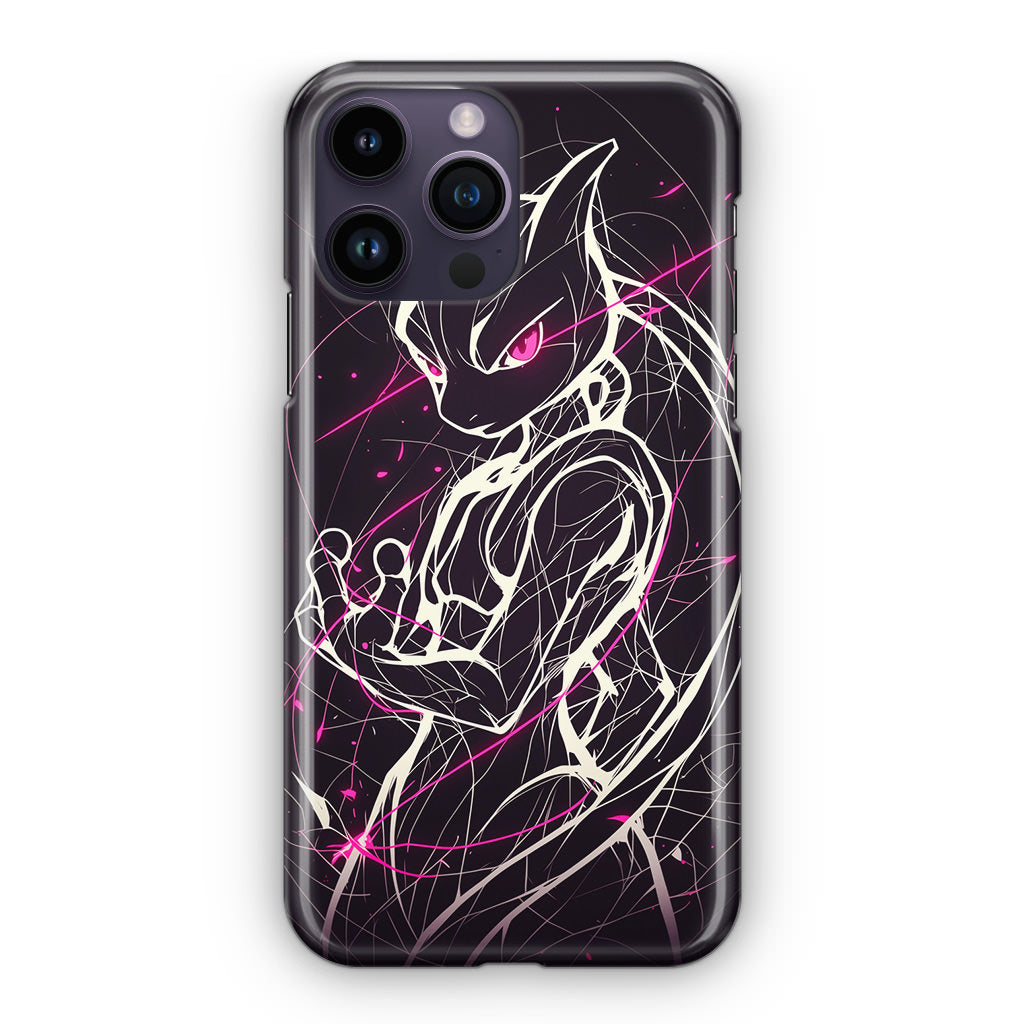 Mewtwo Cosmic Energy iPhone 14 Pro / 14 Pro Max Case