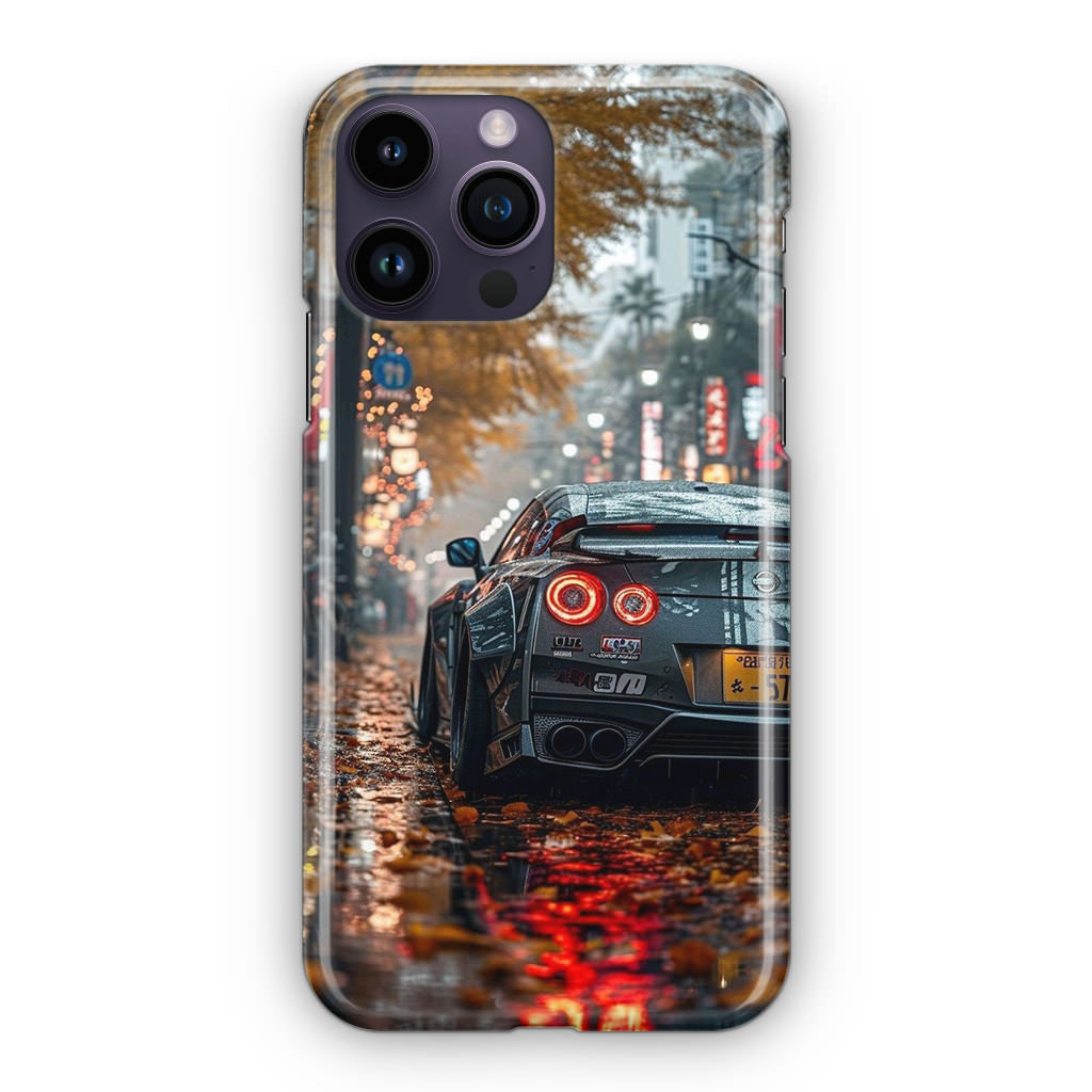 Neon Drift Autumn Streets iPhone 14 Pro / 14 Pro Max Case