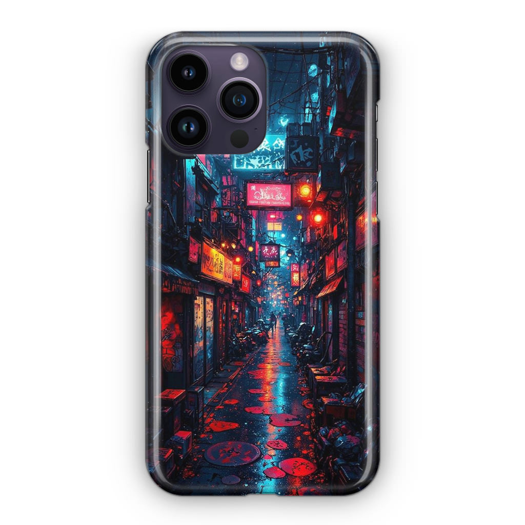 Neon Veins Of The Cyber City iPhone 14 Pro / 14 Pro Max Case