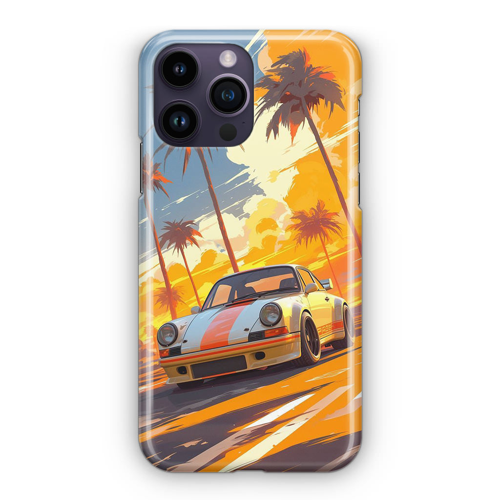 Turbo Dreams in Neon Palms iPhone 14 Pro / 14 Pro Max Case