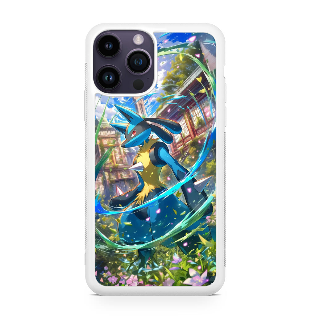 Lucario Precognitive Aura iPhone 14 Pro / 14 Pro Max Case