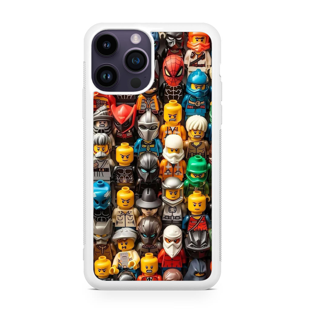 Mini Figures Heroes Assemble iPhone 14 Pro / 14 Pro Max Case