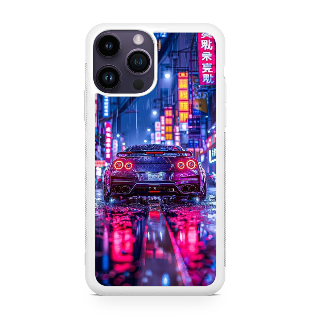 Neon Midnight Drift Tokyo Rain iPhone 14 Pro / 14 Pro Max Case