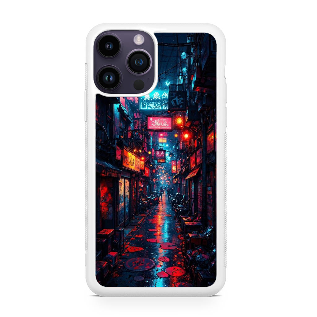 Neon Veins Of The Cyber City iPhone 14 Pro / 14 Pro Max Case