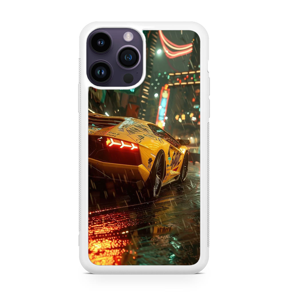 Night Drift Thunder Neon Streets iPhone 14 Pro / 14 Pro Max Case