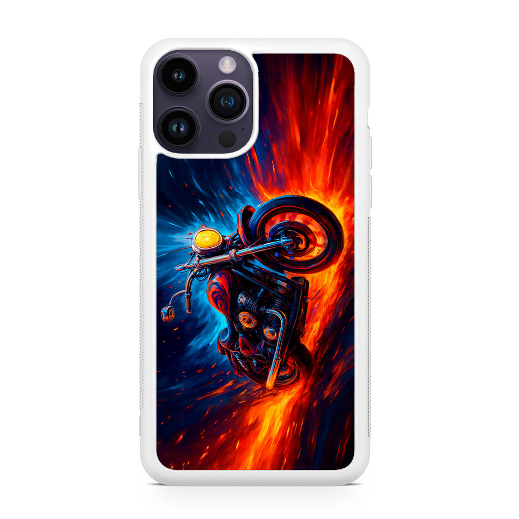 Ride Through Fire and Ice iPhone 14 Pro / 14 Pro Max Case