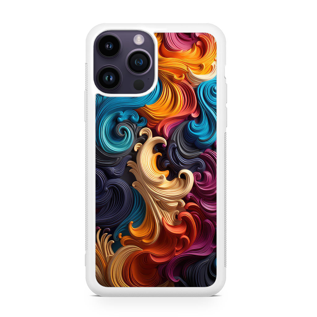 The Dance of Abstract Waves iPhone 14 Pro / 14 Pro Max Case