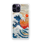 The Great Wave Off Paper Art iPhone 14 Pro / 14 Pro Max Case