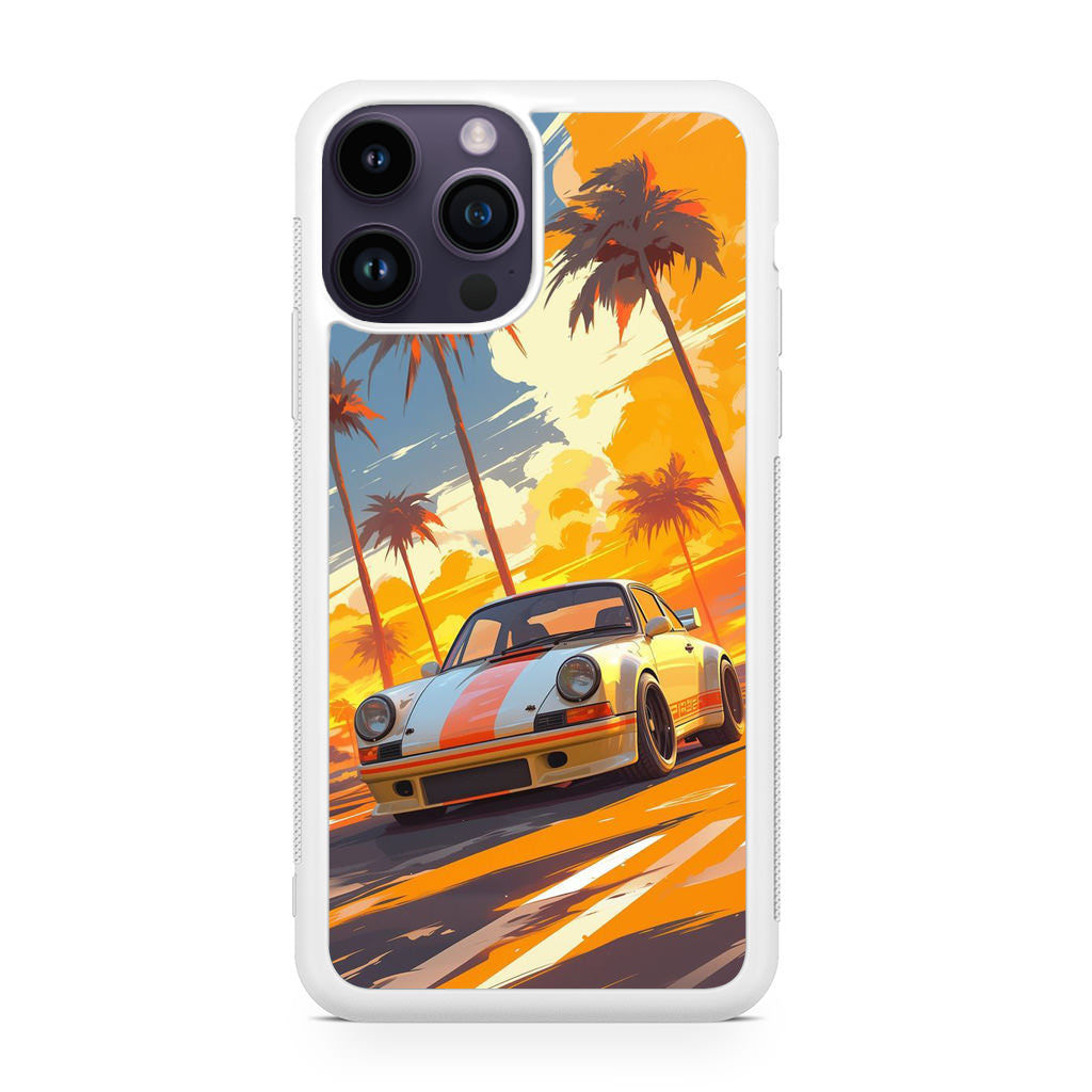 Turbo Dreams in Neon Palms iPhone 14 Pro / 14 Pro Max Case
