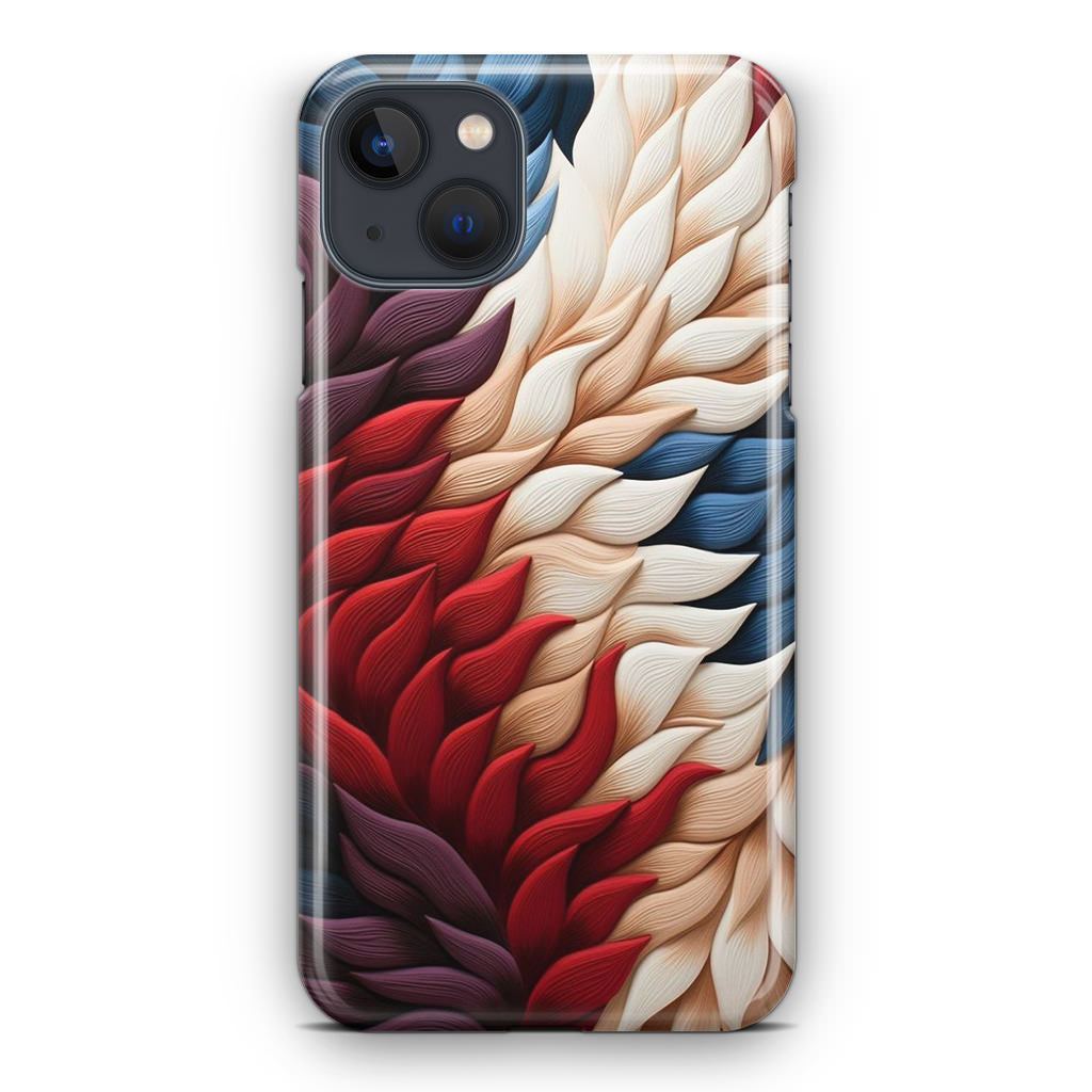 Colorful Feathers Art iPhone 14 / 14 Plus Case