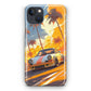 Turbo Dreams in Neon Palms iPhone 14 / 14 Plus Case