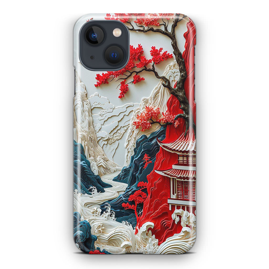 Whispers of the Crimson Zen iPhone 14 / 14 Plus Case