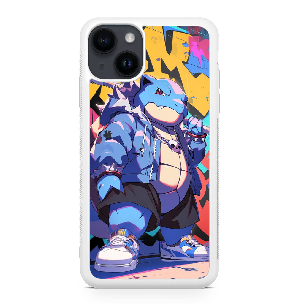 Blastoise Breaks The Block iPhone 14 / 14 Plus Case