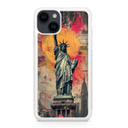 Canvas Art Statue of Liberty iPhone 14 / 14 Plus Case