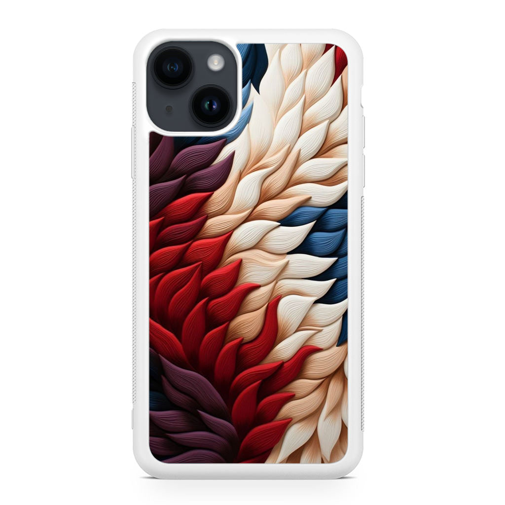 Colorful Feathers Art iPhone 14 / 14 Plus Case