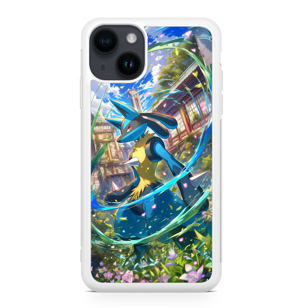 Lucario Precognitive Aura iPhone 14 / 14 Plus Case