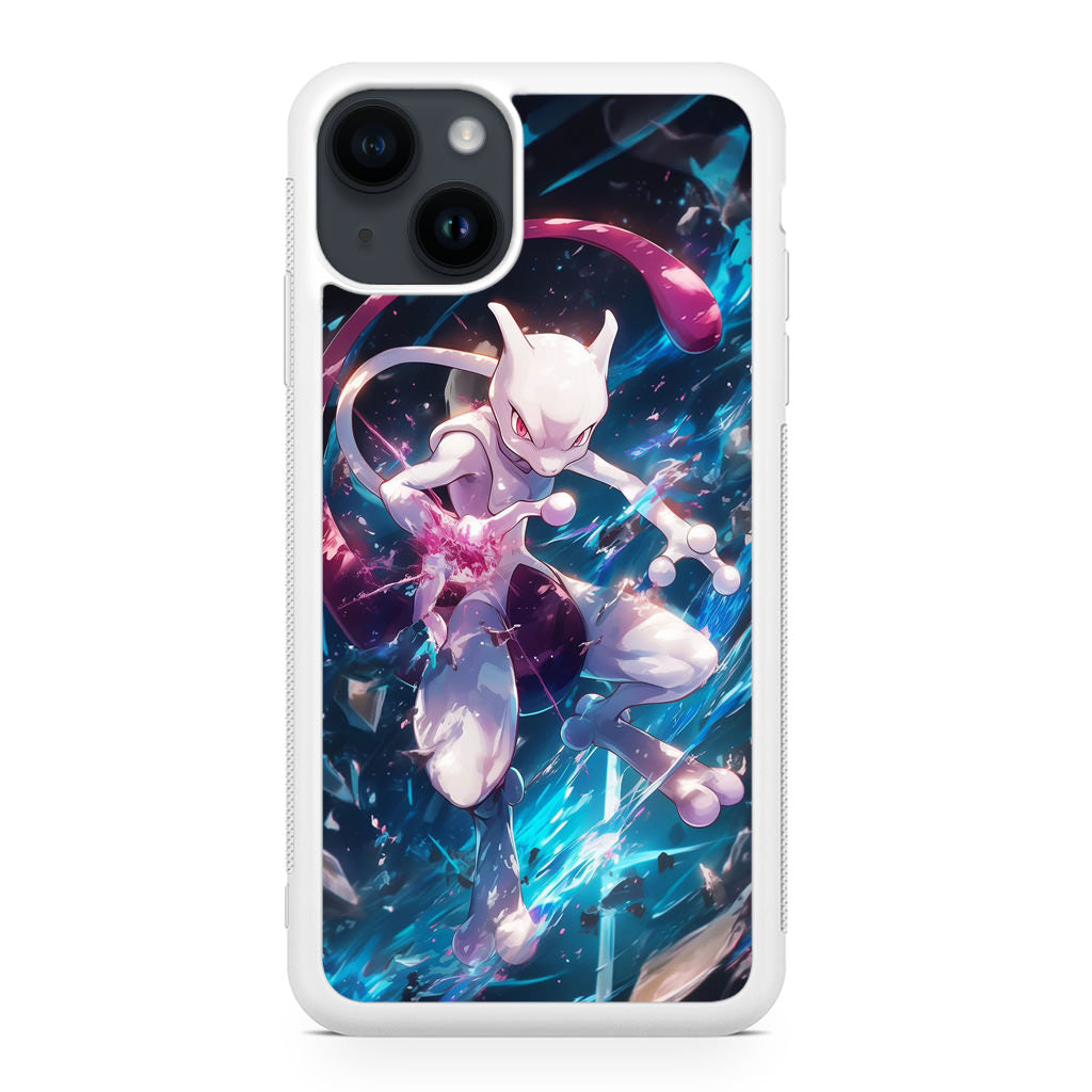 Mewtwo Genesis of Power iPhone 14 / 14 Plus Case