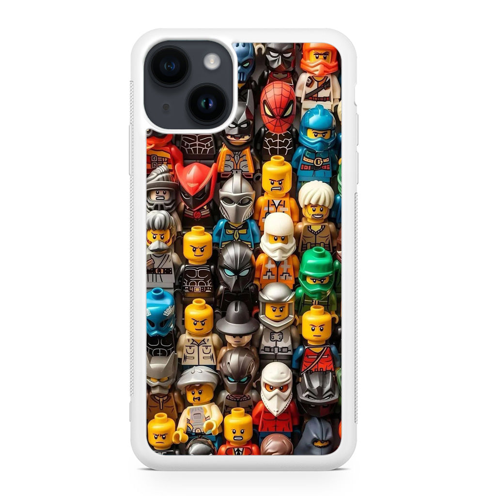 Mini Figures Heroes Assemble iPhone 14 / 14 Plus Case