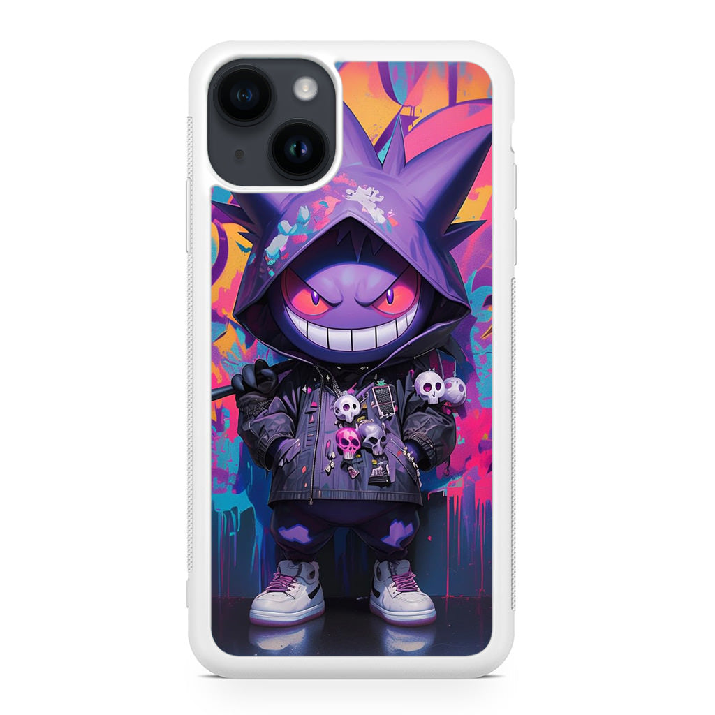 Shadow Drip Gengar Goes Street iPhone 14 / 14 Plus Case