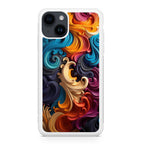 The Dance of Abstract Waves iPhone 14 / 14 Plus Case