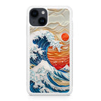 The Great Wave Off Paper Art iPhone 14 / 14 Plus Case