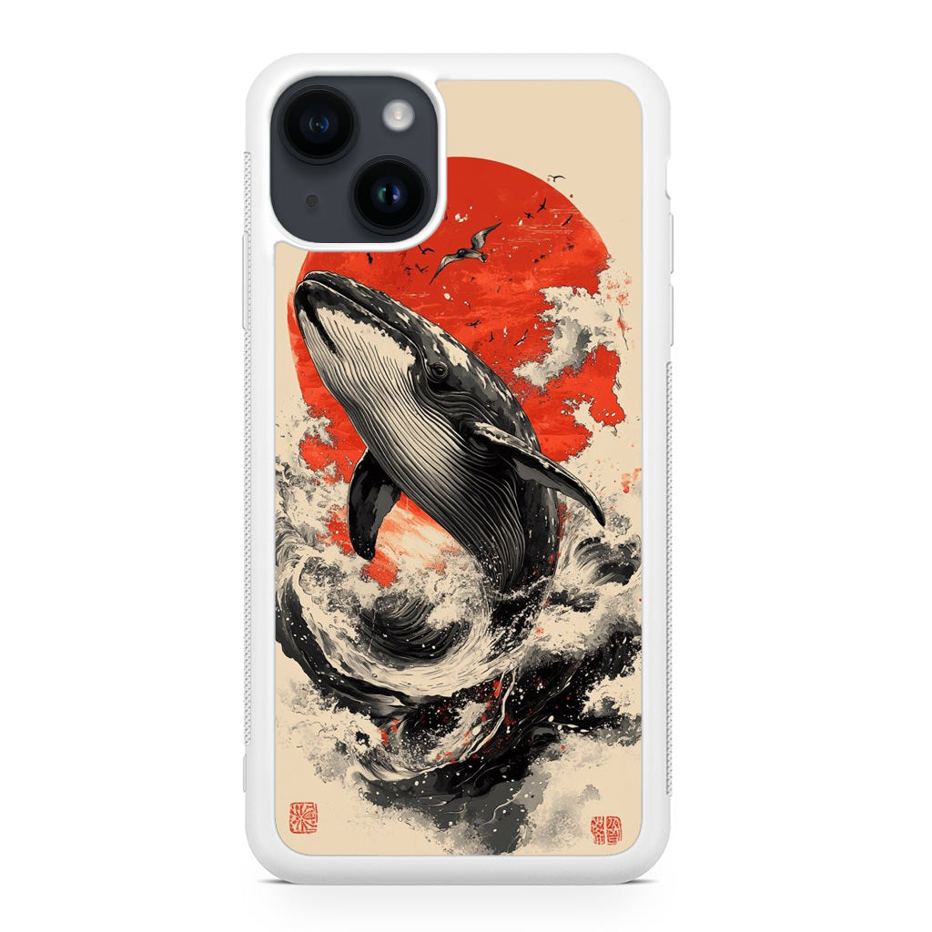 The Whale Rises iPhone 14 / 14 Plus Case